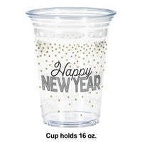 96ct Bulk Happy New Year Plastic Cups