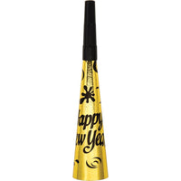 72 pc Bulk Silver and Gold Foil Party Horns - New Year's Eve Party Supplies by Creative Converting