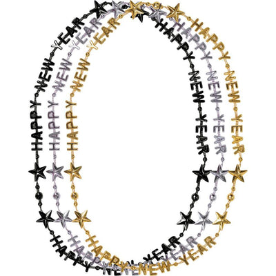 36 pc Bulk Happy New Year Necklaces - New Year's Eve Party Supplies by Creative Converting