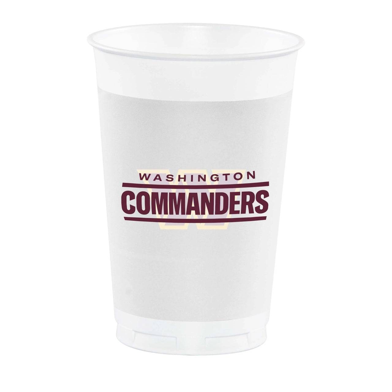 96 pc Bulk Washington Commanders Plastic Cup, 20oz - Sports Party Supplies by Creative Converting