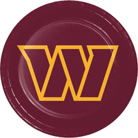 96/Case Bulk Washington Commanders 8.75 Inch Dinner Plate