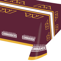 Bulk Case of Washington Commanders Plastic Tablecover