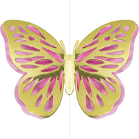 36ct Bulk Golden Butterfly Hanging Cutouts