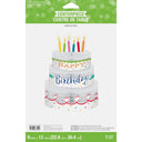 6ct Bulk Festive Cake Happy Birthday Centerpieces