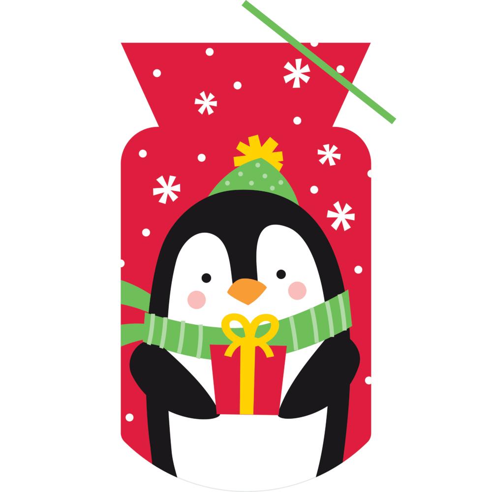 240 pc Bulk Penguin Favor Bags - Christmas Party Supplies by Creative Converting