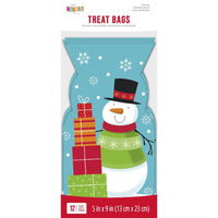 144ct Bulk Snowman Favor Bags with Zipper