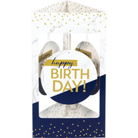 18ct Bulk Navy and Gold Birthday Centerpiece Stands