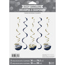 30ct Bulk Navy and Gold Birthday Dizzy Danglers