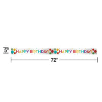 12ct Bulk Happy Birthday Foil Banners