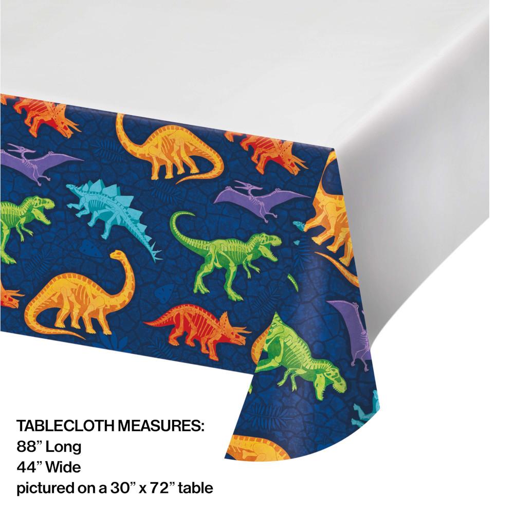 12ct Dino Dig Plastic Table Covers