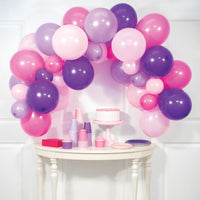 6 Kits Bulk Magical Pink and Purple Six Foot Balloon Arch Kit - General Party Decorations and Accessories by Creative Converting