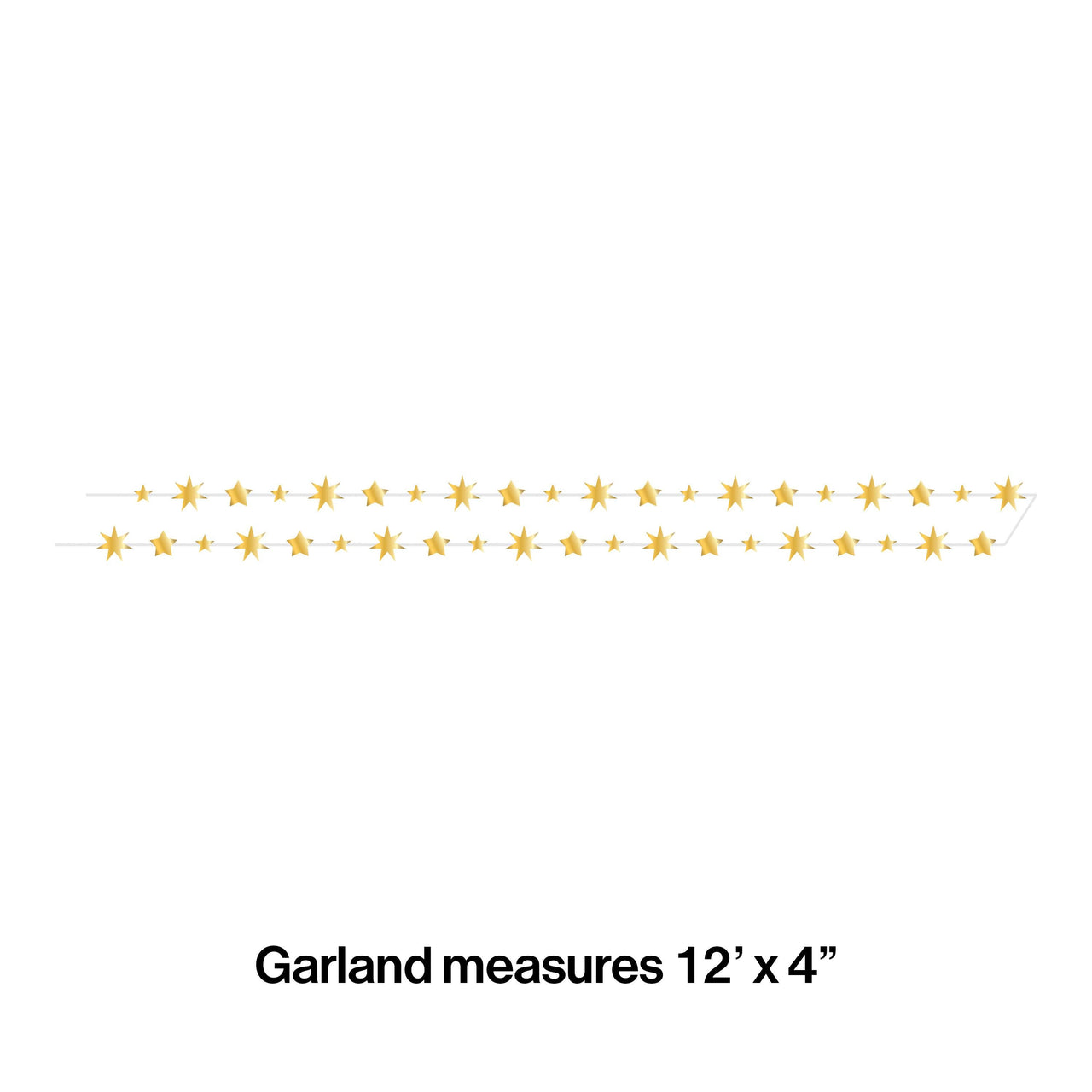 12ct Bulk Starry Night Stars Garlands