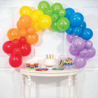 Rainbow Balloon Garland Kit, 6' - Any Occasion Decor - General Party Decorations and Accessories by Creative Converting
