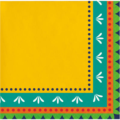 192 pc Bulk Fiesta Pottery Beverage 2Ply Napkin - Cinco de Mayo and Fiesta Party Supplies by Creative Converting
