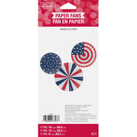 Bulk Case of Patriotic Fans PR 16