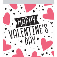 120 pc Bulk Happy Valentine's Day Sandwich Bag with Zipper - Valentine's Day Party Supplies by Creative Converting