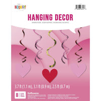 Bulk Case of Val Hearts with Gold Split Dizzy Danglers