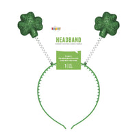 Bulk Case of St. Patrick's Day Plastic Headbands w/ Glitter