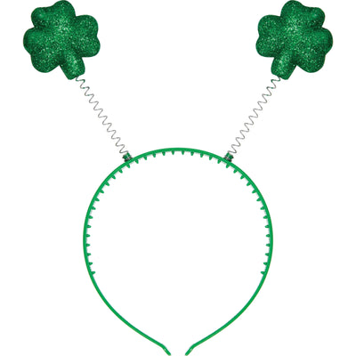12 pc Bulk St. Patrick's Day Plastic Headbands w/ Glitter - St. Patricks Day Party Supplies by Creative Converting