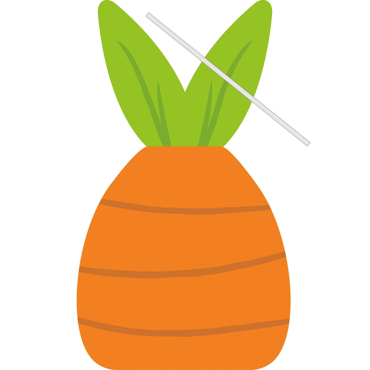 240 pc Bulk Easter carrot Cello Bag with Twist Ties - Easter Party Supplies by Creative Converting