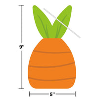 Bulk Case of Easter carrot Cello Bag with Twist Ties