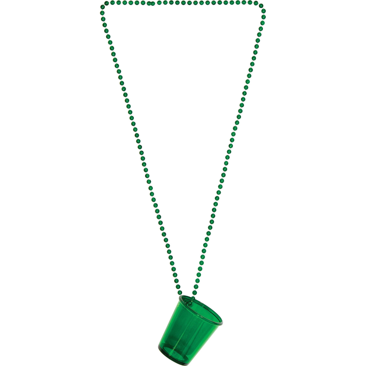 24 pc Bulk St. Pats Necklace w/ Shot Glass Favor - St. Patricks Day Party Supplies by Creative Converting