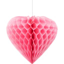 Bulk Case of Valentine Hearts Hanging Cutouts w/ Honeycomb