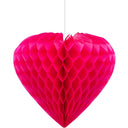 Bulk Case of Valentine Hearts Hanging Cutouts w/ Honeycomb