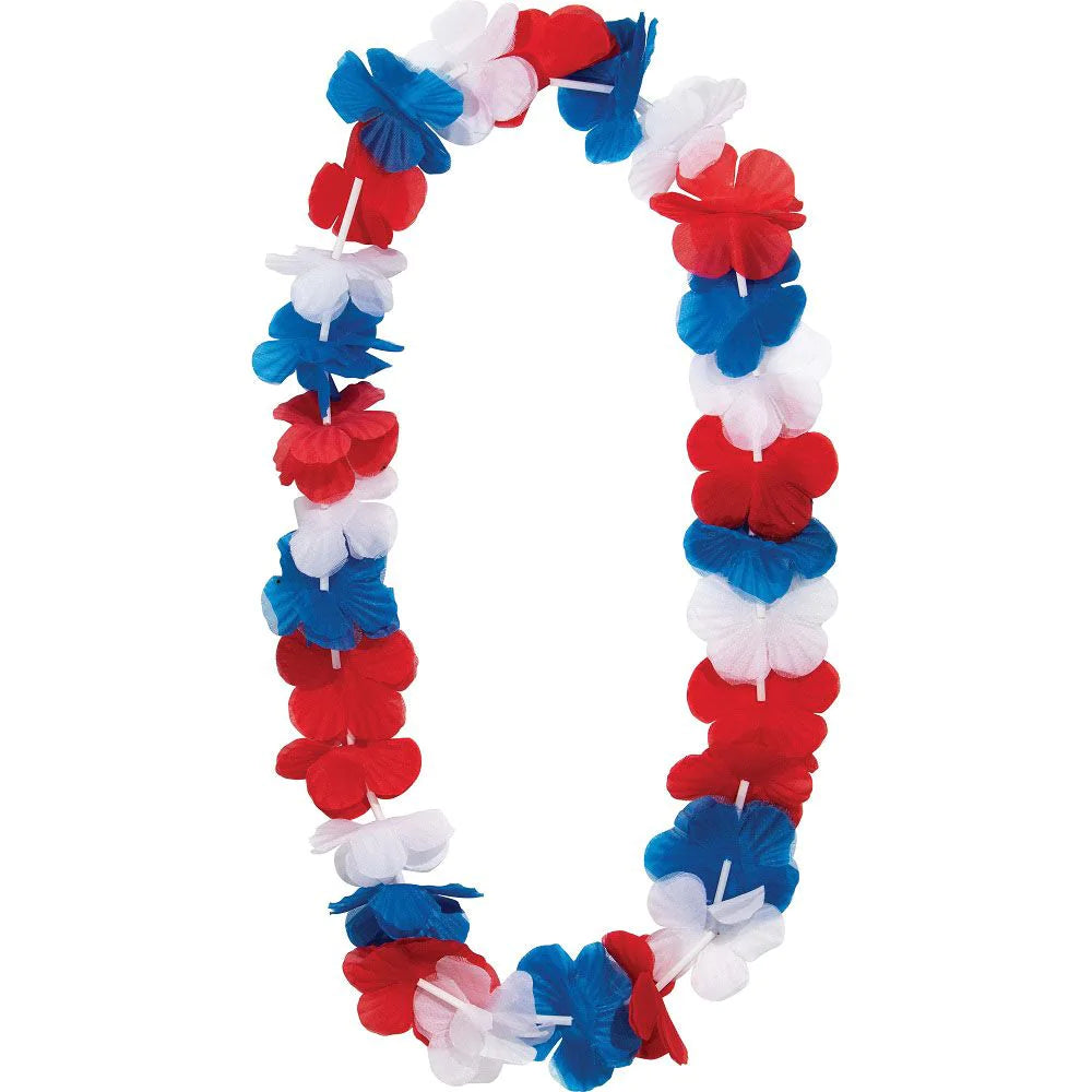 12 pc Bulk Patriotic Lei Favor - Patriotic and 4th of July Party Supplies by Creative Converting