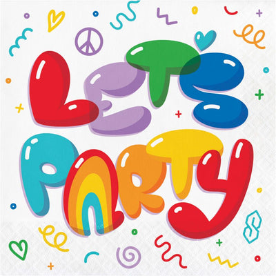 192/Case Lunch Napkin - Bubbly Birthday - Birthday Party Supplies by Creative Converting