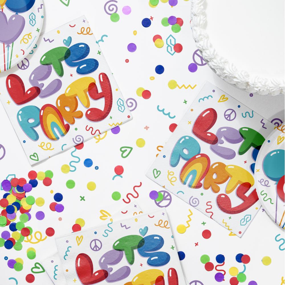 Lunch Napkin - Bubbly Birthday Party Decoration