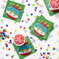 Beverage Napkin - Bubbly Birthday Party Decoration