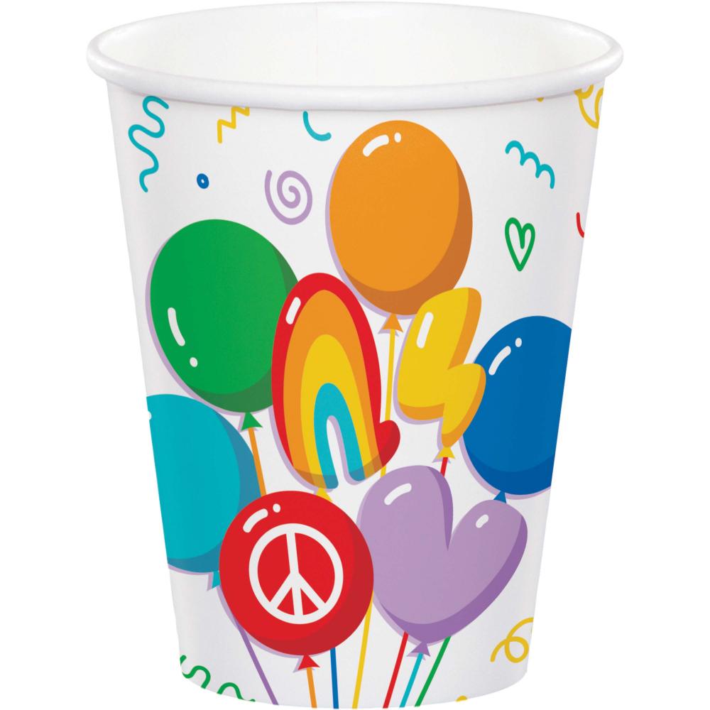 96/Case Hot/Cold Cup 9oz. - Bubbly Birthday - Birthday Party Supplies by Creative Converting