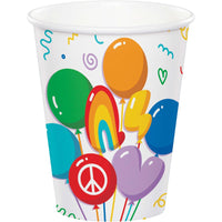 96/Case Hot/Cold Cup 9oz. - Bubbly Birthday - Birthday Party Supplies by Creative Converting