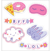 12/Case Vinyl Stickers - Sweet Dreams - Birthday Party Supplies by Creative Converting