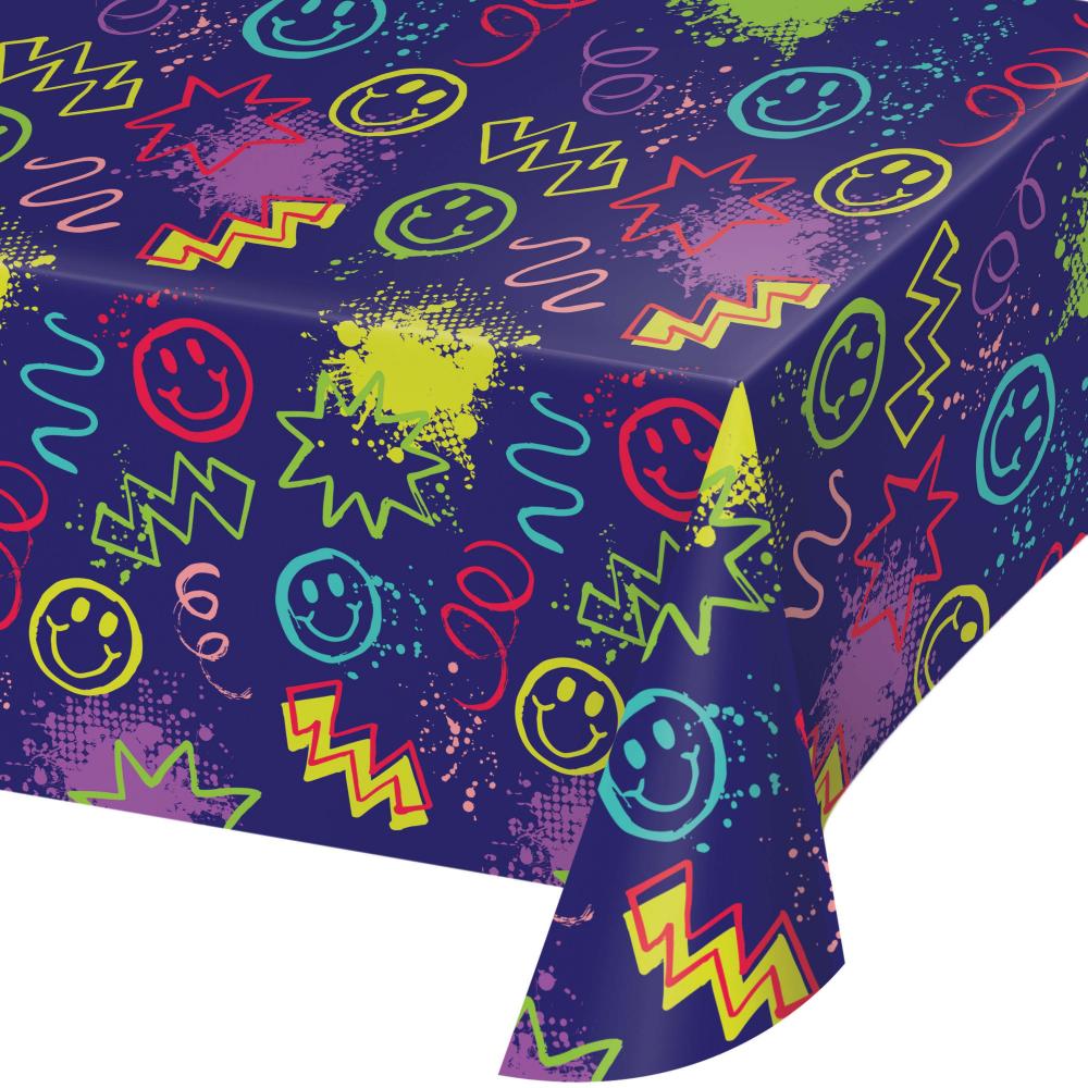 6/Case Tablecover, Paper 54" x 96" - Graffiti Party - Birthday Party Supplies by Creative Converting