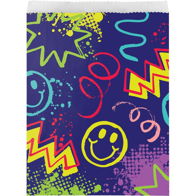 96/Case Paper Treat Bag, Large - Graffiti Party - Birthday Party Supplies by Creative Converting