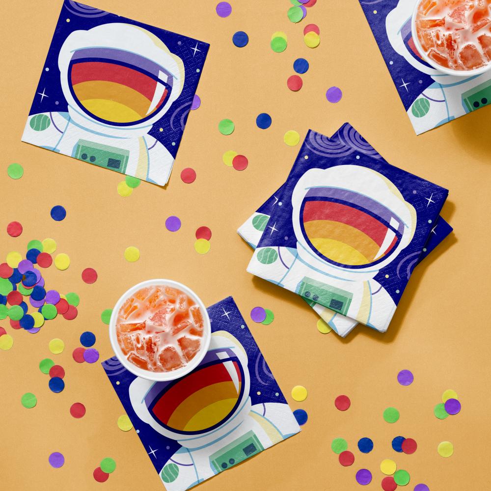 Beverage Napkin - Space Adventures Party Decoration