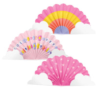 36/Case Centerpiece Fans - Sweet Dreams - Birthday Party Supplies by Creative Converting