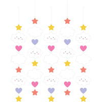 60/Case Hanging Cutouts - Sweet Dreams - Birthday Party Supplies by Creative Converting