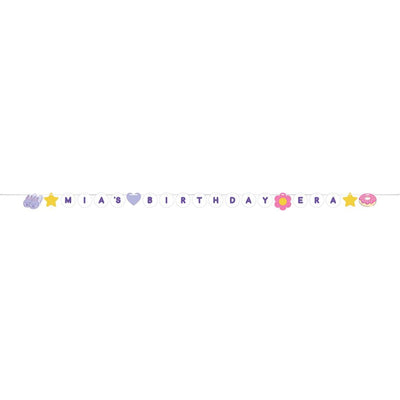 12/Case DIY Pennant Banner w/ Stickers - Sweet Dreams - Birthday Party Supplies by Creative Converting