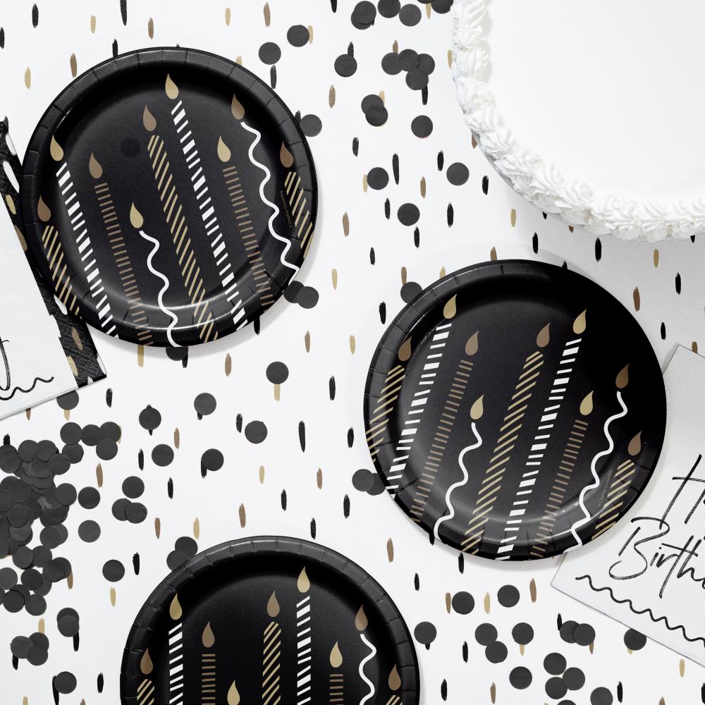 Luncheon Plate - Golden Wishes Party Decoration