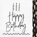 192/Case Lunch Napkin - Golden Wishes - Birthday Party Supplies by Creative Converting