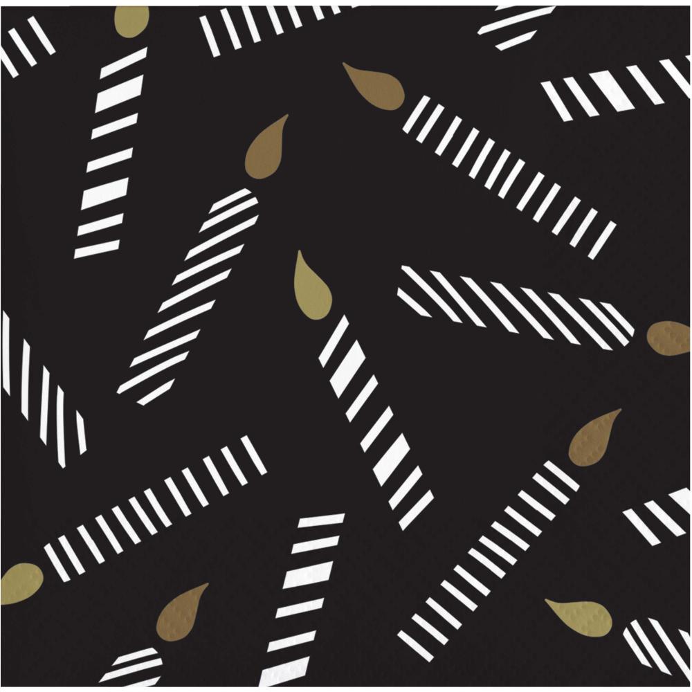 192/Case Beverage Napkin - Golden Wishes - Birthday Party Supplies by Creative Converting