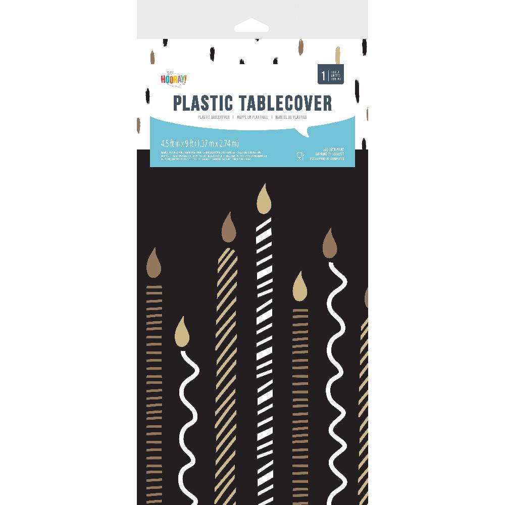 Tablecover, Paper 54" x 96" - Golden Wishes Party Decoration