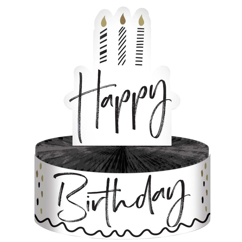 12/Case Honeycomb Centerpiece - Golden Wishes - Birthday Party Supplies by Creative Converting