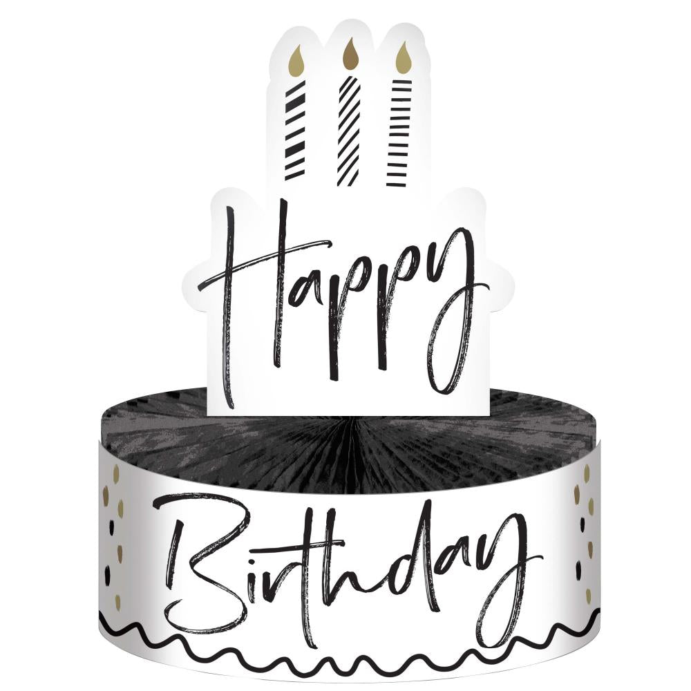 12/Case Honeycomb Centerpiece - Golden Wishes - Birthday Party Supplies by Creative Converting