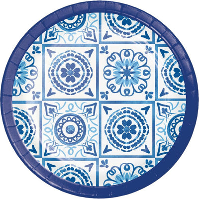 96/Case Banquet Plate - Blue Willow - Party Themes by Creative Converting