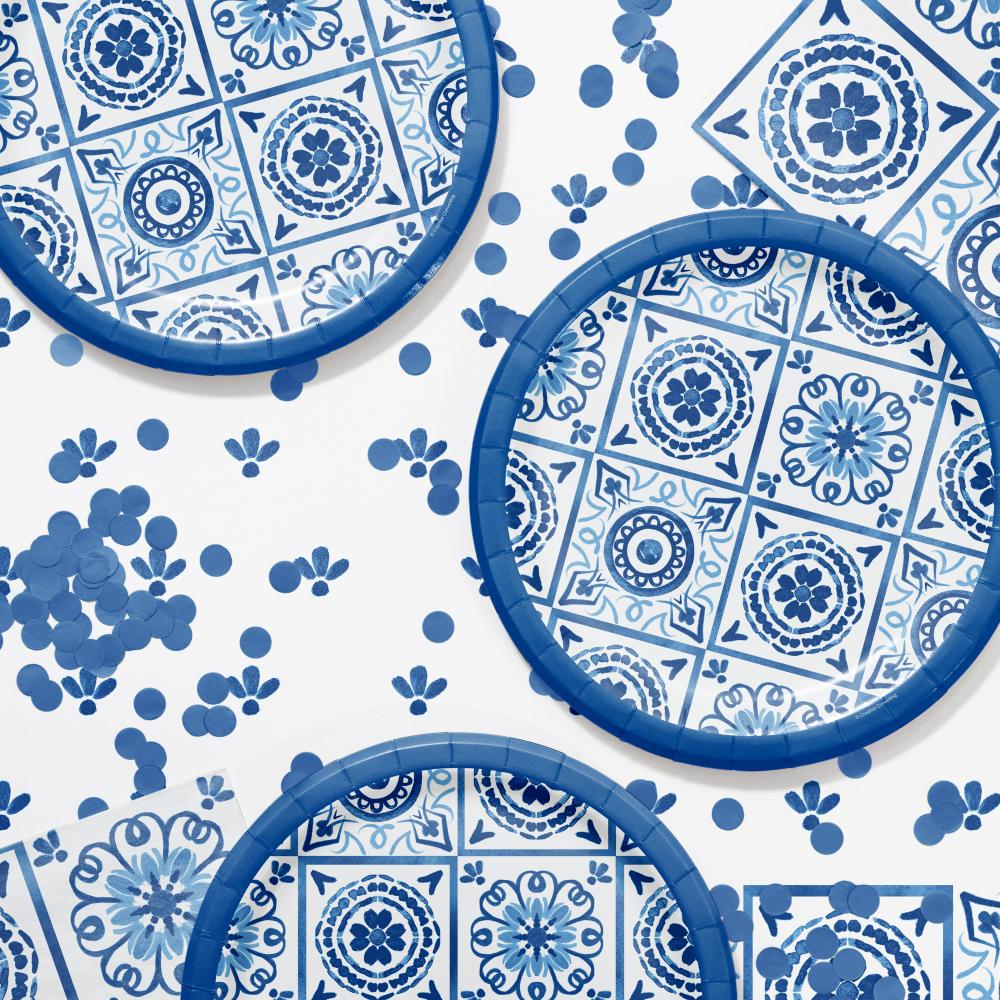 Banquet Plate - Blue Willow Party Decoration