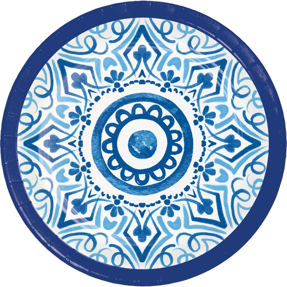 96/Case Luncheon Plate - Blue Willow - Party Themes by Creative Converting